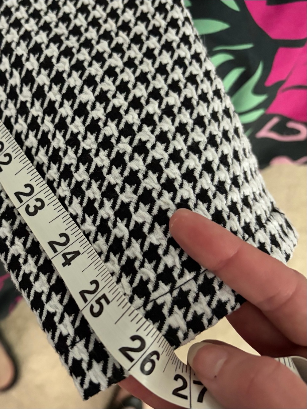 Voodoo Vixen houndstooth dogtooth pants S small UK 8 US 4 - Picture 7 of 11